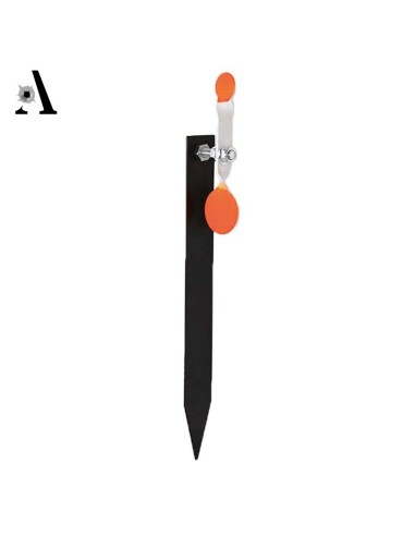 Vertical rotating target skewe