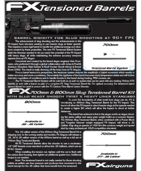 Kit cañon impact T. S/Sniper