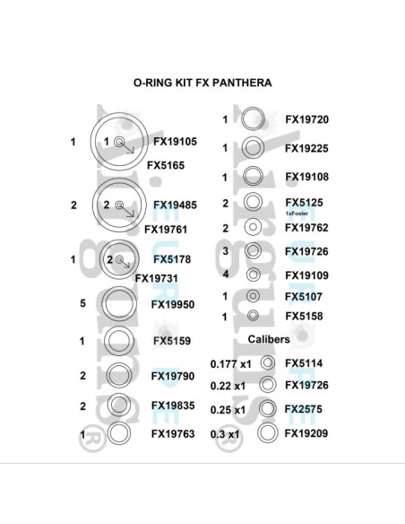 O-ring Kit Panthera