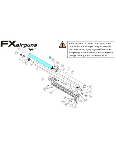 Tubo 34x170mm Dynamics