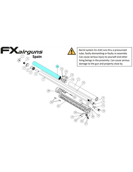 Tubo 34x241mm Dynamics