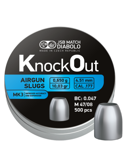 JSB KnockOut Slugs .177 MK3