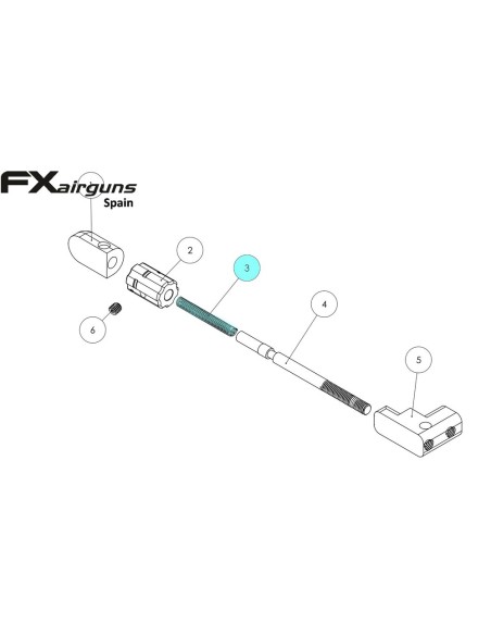 Muelle 0.32 x3.2x14.4 mm