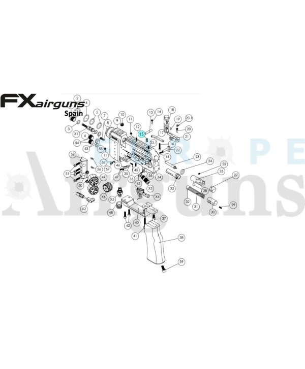 Tornillo segundo tiempo gatillo M5 FX10374 EuropeAirguns OfficialStore