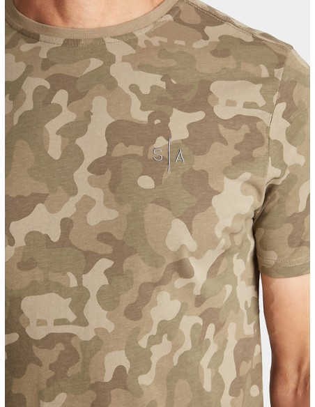T-Shirt SA green camo