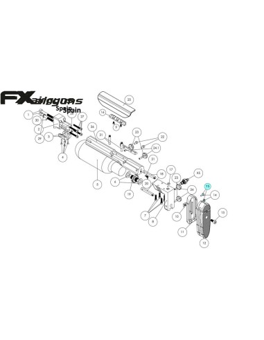 Arandela 10x4.2x0.5 FX