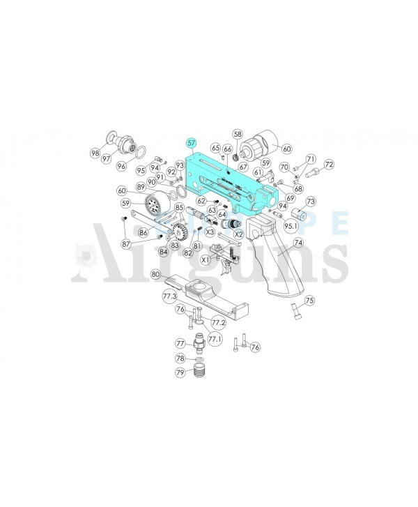 Trigger block Impact M3 Black