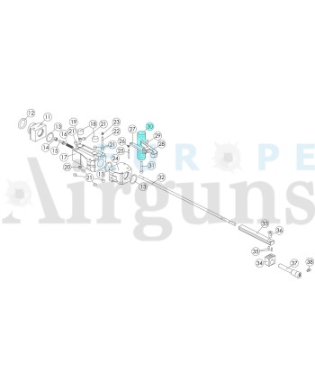 Side lever handle Impact M3 FX10301  EuropeAirguns Official Store 2