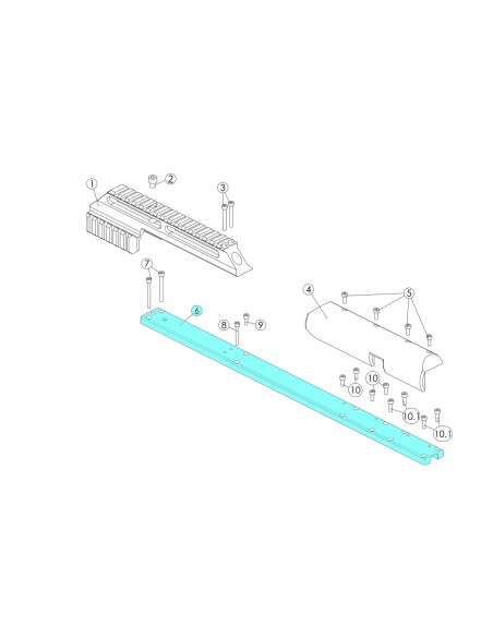 Placa guia Superior Impact
