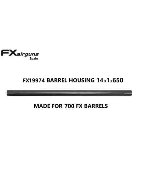 Tubo para cañón 14x650mm.